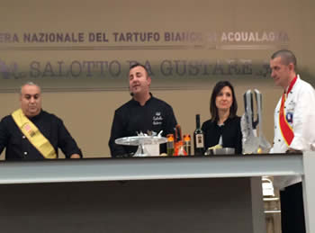 Antonio Ciotola alla 51° Fiera Nazionale del Tartufo Bianco di Acqualagna