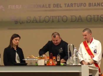Antonio Ciotola alla 51° Fiera Nazionale del Tartufo Bianco di Acqualagna