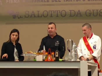 Antonio Ciotola alla 49° Fiera Nazionale del Tartufo Bianco di Acqualagna