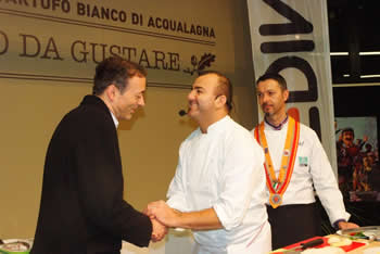 Antonio Ciotola alla 52° Fiera Nazionale del Tartufo Bianco di Acqualagna